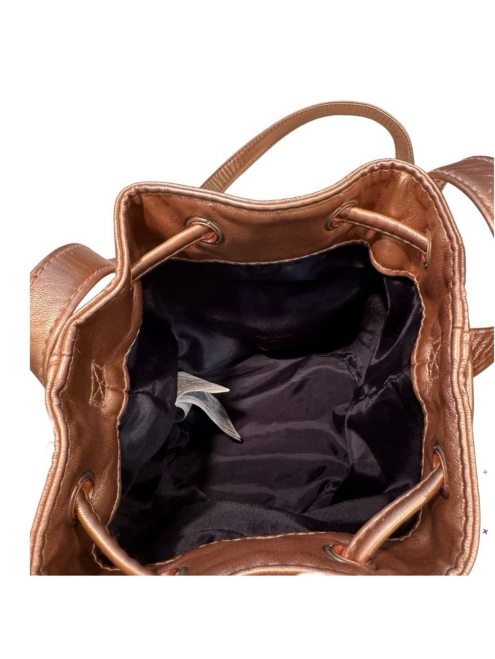 Abercrombie and Fitch Bronze Quilted Mini Bag - Picture 5 of 10